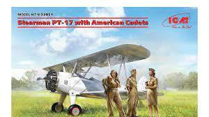 ICM 1/32 PT-17 Stearman w/Cadets 32051